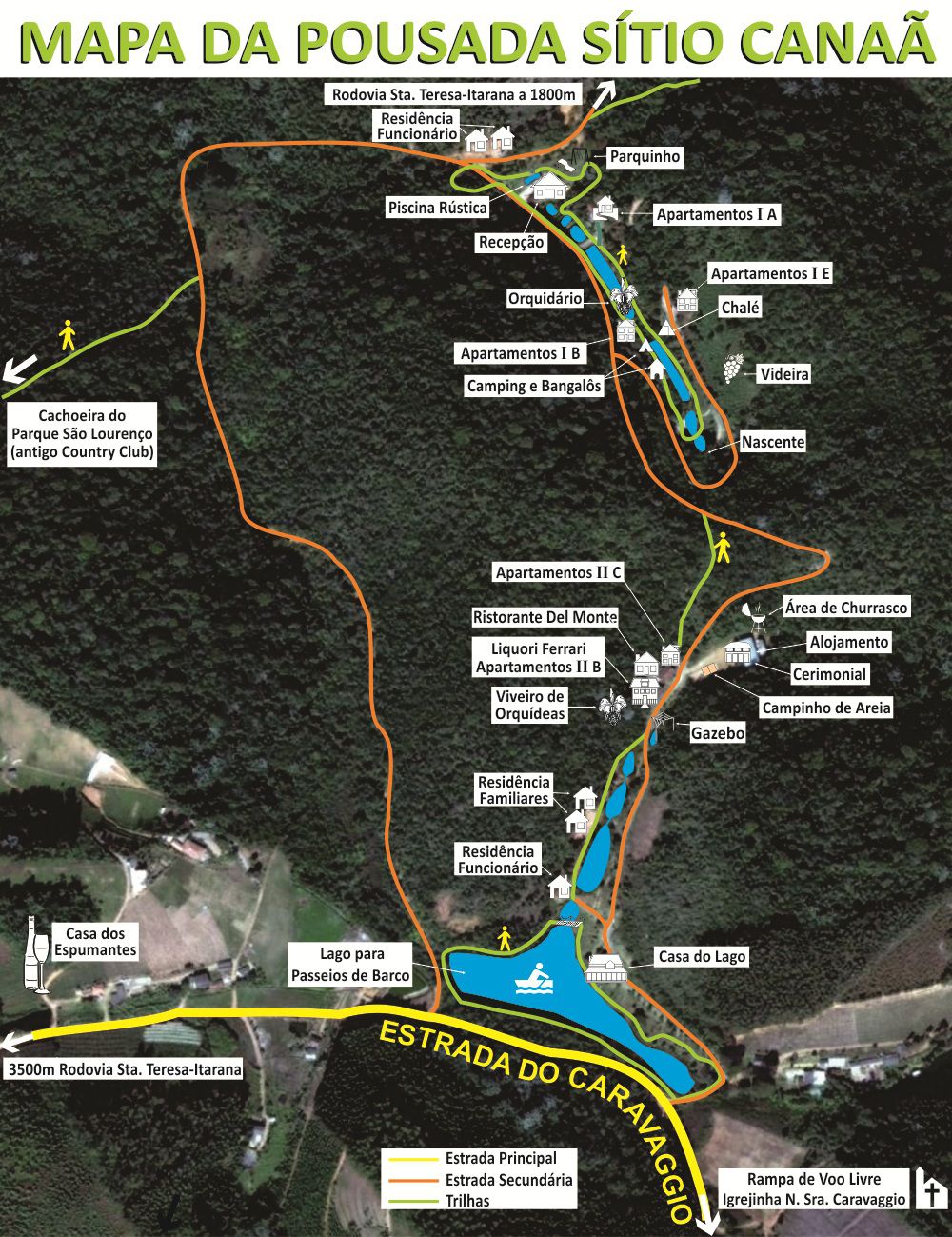Mapa do Sítio Canaã